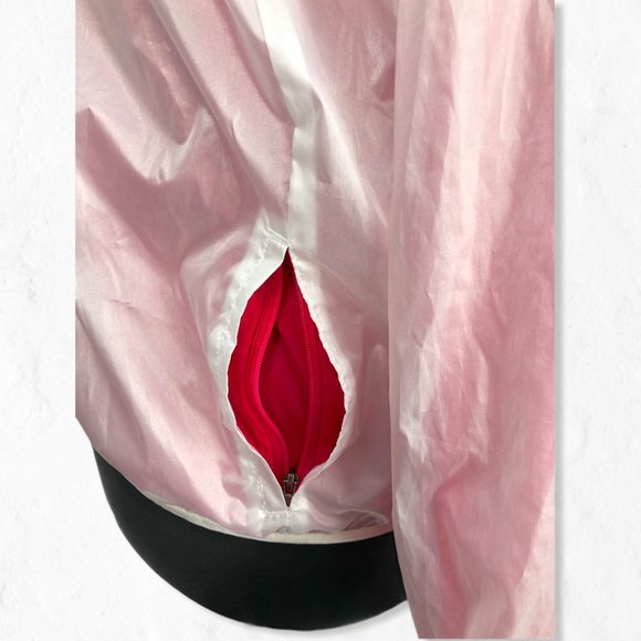 White/Pink Iridescent Puma Windbreaker XL - Picture 8 of 13